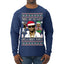 There Ain't No Party Like a Diddy Party Viral Music Meme Ugly Christmas Sweater Mens Long Sleeve Shirt