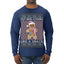 Out Here Looking Like a Snack Cute Xmas Cookie Ugly Christmas Sweater Mens Long Sleeve Shirt