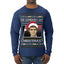 Did Somebody Say Christmas? Lloyd Dumb Dumber 90s Movie Ugly Christmas Sweater Mens Long Sleeve Shirt