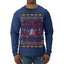 Now I Have a Machine Gun Ho Ho Ho Nakatomi Die Hard McClane Classic 80s Xmas Movie Ugly Christmas Sweater Mens Long Sleeve Shirt