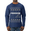 Freedom, Charlie Kirk Political Activist, Right Wing, Ugly Christmas Sweater Mens Long Sleeve Shirt