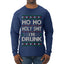 Ho Ho I'm Drunk, Funny Humor Christmas Unisex Sweater, Ugly Christmas Sweater Mens Long Sleeve Shirt