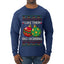 Big and Bobbing, Funny Ugly Christmas Sweater Unisex Mens Long Sleeve Shirt