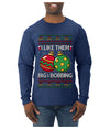 Big and Bobbing, Funny Ugly Christmas Sweater Unisex Mens Long Sleeve Shirt
