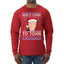 Biden Is Coming To Town Ugly Christmas Sweater Mens Long Sleeve Shirt