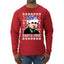 Santa Mike Michael Scott The Office Ugly Christmas Sweater Mens Long Sleeve Shirt