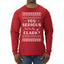 You Serious Clark Christmas Vacation Movie Ugly Christmas Sweater Mens Long Sleeve Shirt