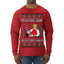 I'm Eating Junk and Watching Rubbish 90s Movie Ice Cream Ugly Christmas Sweater Mens Long Sleeve Shirt