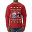 You Just Fold It In Funny Enchilada Moira David TV Sitcom Ugly Christmas Sweater Mens Long Sleeve Shirt