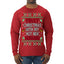First Christmas With My Hot New Husband Classic Newlywed Ugly Christmas Sweater Mens Long Sleeve Shirt
