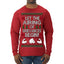 Let the Airing of Grievances Begin Funny TV Sitcom Festivus Ugly Christmas Sweater Mens Long Sleeve Shirt