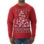 Is This Jolly Enough? Skeleton Skull Christmas Tree Ugly Christmas Sweater Mens Long Sleeve Shirt