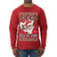 Ho Ho Ho Hold My Joint Weed Santa Smoking Ugly Christmas Sweater Mens Long Sleeve Shirt