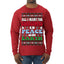 All I Want For Christmas Is Peace on Earth  Ugly Christmas Sweater Mens Long Sleeve Shirt