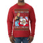 That Santa Mother F Isn't Real CLEAN  Ugly Christmas Sweater Mens Long Sleeve Shirt