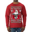 Try That In A Small Town Christmas Ugly Christmas Sweater Mens Long Sleeve Shirt