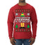 Room For Everyone On The Nice List Christmas Movie Quote  Ugly Christmas Sweater Mens Long Sleeve Shirt