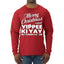 Merry Christmas and Yippee Ki Yay MOFO Christmas Mens Long Sleeve Shirt