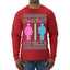 All I Want For Christmas Is For There To Be Two Genders Ugly Christmas Sweater Mens Long Sleeve Shirt