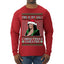 This Is My Ugly Sweater Funny Santa Kamala Harris Ugly Christmas Sweater Mens Long Sleeve Shirt