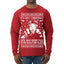 It's Not Christmas Until Hans Gruber Falls From Nakatomi Plaza White Ugly Christmas Sweater Mens Long Sleeve Shirt