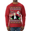 Put the Cookies Down Make America Healthy Again RFK Ugly Christmas Sweater Mens Long Sleeve Shirt