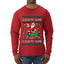 Sleigh My Name Sleigh My Name, Pop Singers, Song Lyrics Pun, Santa Sleigh, Ugly Christmas Sweater Mens Long Sleeve Shirt
