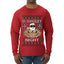 O Swoley Night, Exercise and Fitness Enthusiast, Ugly Christmas Sweater Mens Long Sleeve Shirt