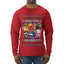 Christmas Brainrot, Ugly Christmas Sweater Mens Long Sleeve Shirt