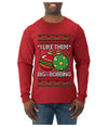 Big and Bobbing, Funny Ugly Christmas Sweater Unisex Mens Long Sleeve Shirt