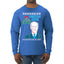 Mistle Joe Shut Up And Kiss Me Man Biden Ugly Christmas Sweater Mens Long Sleeve Shirt