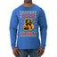 Strike First Strike Hard No Mercy Xmas Ugly Christmas Sweater Mens Long Sleeve Shirt