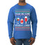 Pour Me Some Holiday Cheer Ugly Christmas Sweater Mens Long Sleeve Shirt