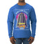 Retro Nakatomi Plaza 1988 Holiday Party Ugly Christmas Sweater Mens Long Sleeve Shirt
