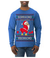Borracho Pero Buen Muchacho Drunk But a Good Boy Funny Ugly Christmas Sweater Mens Long Sleeve Shirt