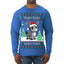 Tuki Tuki Tuki Funny Spanish Music Lyrics Ugly Christmas Sweater Mens Long Sleeve Shirt