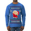 Ugly Ass Sweater Funny Santa Claus Butt Xmas Ugly Christmas Sweater Mens Long Sleeve Shirt
