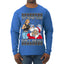 That Santa Mother F Isn't Real Ugly Christmas Sweater Mens Long Sleeve Shirt