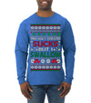 This Ugly Sweater Sucks But I Swallow Ugly Christmas Sweater Mens Long Sleeve Shirt