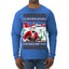 Overtime Hours Rich Men North of Richmond Ugly Christmas Sweater Mens Long Sleeve Shirt