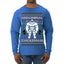Abdominal Swoleman Fitness Yeti Ugly Christmas Sweater Mens Long Sleeve Shirt