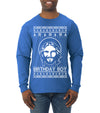 Birthday Boy Jesus Christ Ugly Christmas Sweater Mens Long Sleeve Shirt