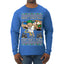 Merry Christmas Shitter's Full Ugly Christmas Sweater Mens Long Sleeve Shirt