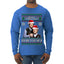 Here To F Stuff Up Step Brothers Holiday Pose Ugly Christmas Sweater Mens Long Sleeve Shirt