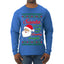 Naughty Santa Isn't The Only One Coming Tonight Ugly Christmas Sweater Mens Long Sleeve Shirt
