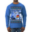 A Choo Choo I've Always Wanted One Winter Warlock Movie Ugly Christmas Sweater Mens Long Sleeve Shirt
