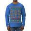 Tis' The Season To Be Naughty Unisex Ugly Christmas Sweater Mens Long Sleeve Shirt
