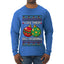 Big and Bobbing, Funny Ugly Christmas Sweater Unisex Mens Long Sleeve Shirt