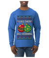 Big and Bobbing, Funny Ugly Christmas Sweater Unisex Mens Long Sleeve Shirt