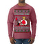 I'm Eating Junk and Watching Rubbish 90s Movie Ice Cream Ugly Christmas Sweater Mens Long Sleeve Shirt